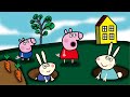 Peppa&#39;s New Adventure! Meet Rebecca Rabbit! | Peppa Pig Family Story Coloring Pages