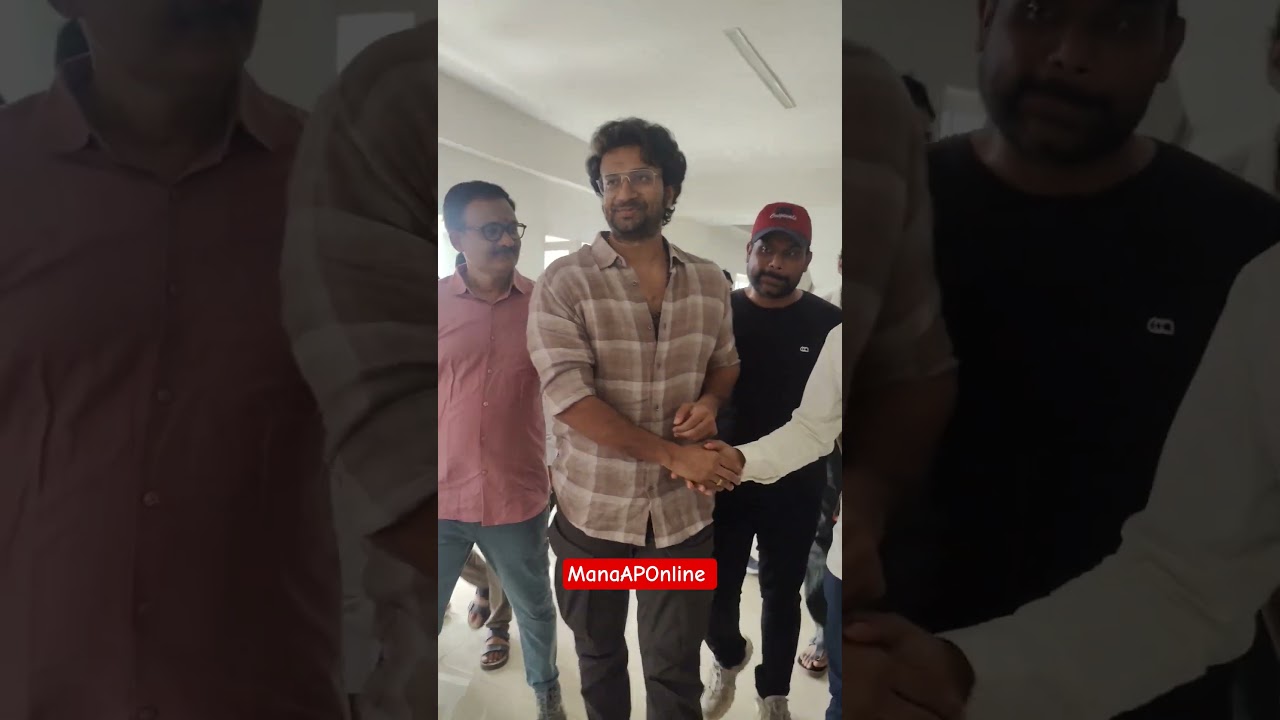 Hero Satya Dev spotted at Parada Movie Pressmeeet