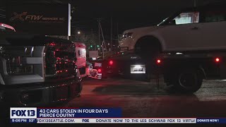 Thieves steal more than 40 cars in four day period throughout Pierce County | FOX 13 Seattle