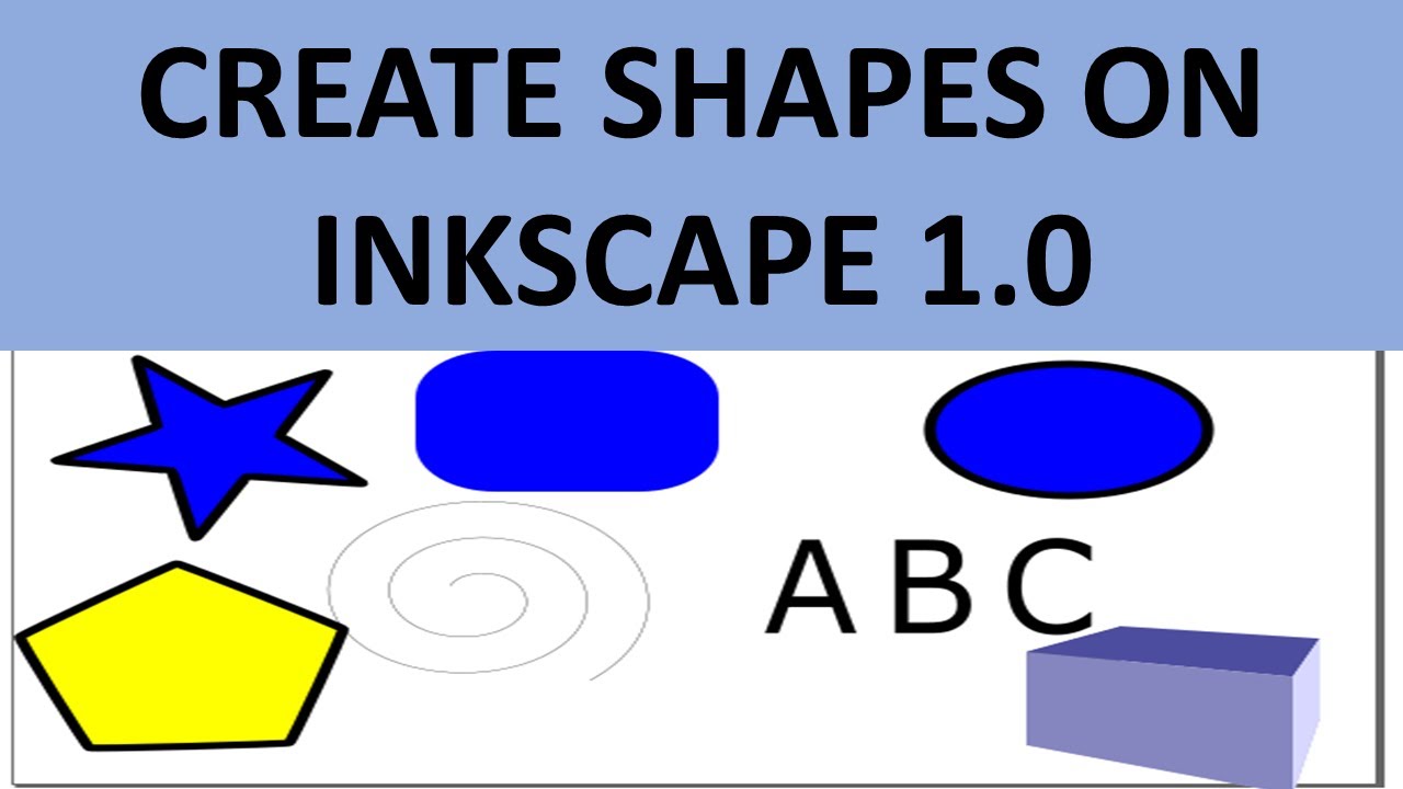 CREATE SHAPES ON INKSCAPE 1.O - YouTube