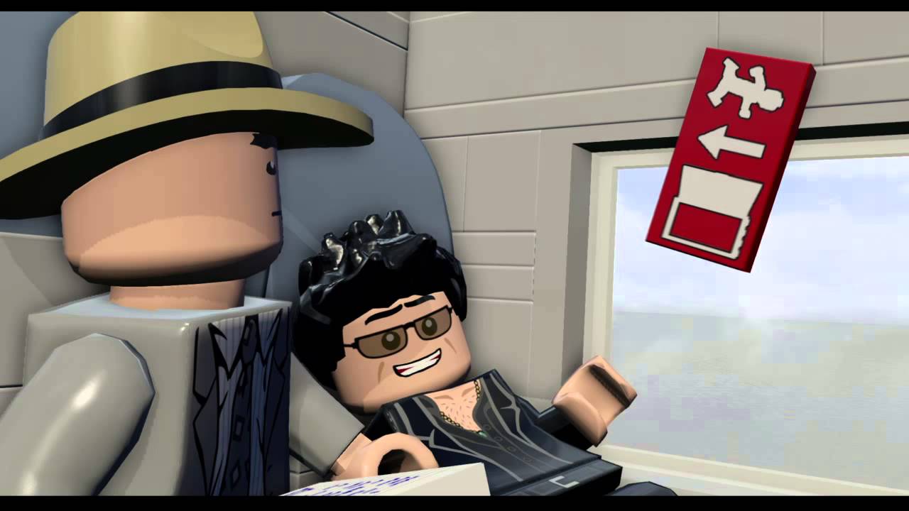 Ian Malcolm - Rahahaharrr arrahahaHAAR! Lego Jurassic Park