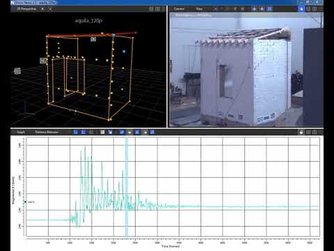 ENEA Channel - Test sismici su tavole vibranti ENEA 19 dicembre 2017 - Dysco Motion Capture 3D