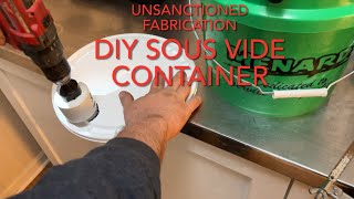 Cheap sous vide container