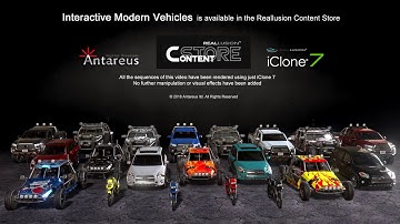 Interactive Modern Vehicles for iClone