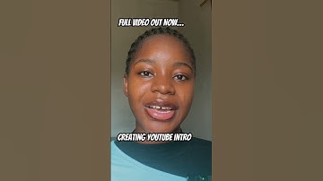 Creating the Perfect YouTube Intro #viral