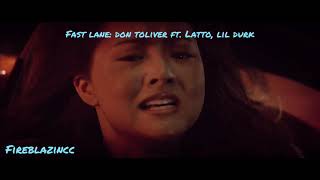 Fast Lane: Don Toliver ft. latto & lil durk from F9: the fast saga Resimi