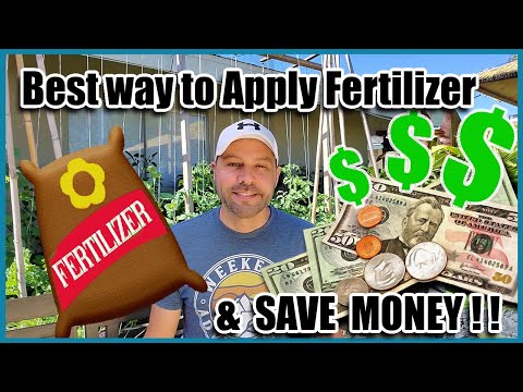 The Right Way to Apply Fertilizer & Save Money!