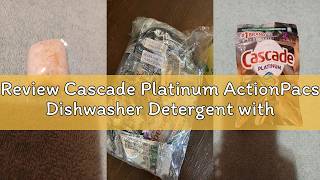 Review Cascade Platinum ActionPacs Dishwasher Detergent with Dawn, Fresh Scent - 102 Count