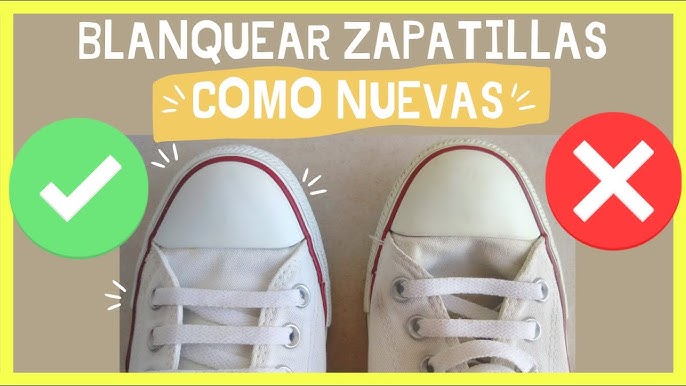 Déjalos como nuevos: el truco para limpiar los cordones blancos de tus  zapatillas en 10 minutos, Vida