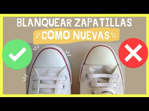 Video: 5 formas de blanquear zapatos de lona de colores