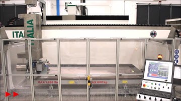 CNC bridge saw ITALIA - 5-axis monobloc for porcelain and stones