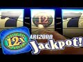 12 Times Pay HIGH LIMIT SLOTS | Arizona Jackpot!! High Limit PLAY | Slot Traveler