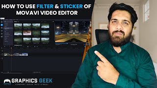 How to Use Movavi Video Editor Filter and Sticker | Movavi Video Editor 2021
