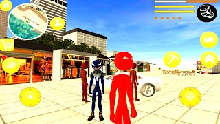 Venom Spider Stickman Rope Hero Gangster Crime Android Gameplay screenshot 5