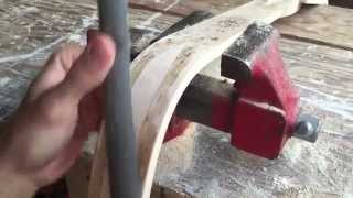 Leveling the Wood Core of a Mughal Horn Bow
