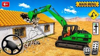 👷 City Road Construction Simulator 3D Gameplay 🚧 | Heavy Excavator & Truck Driving - Android screenshot 5
