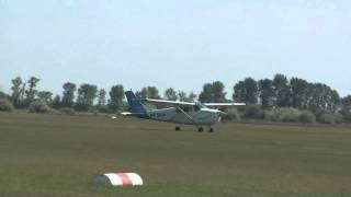 Cessna 210 low pass