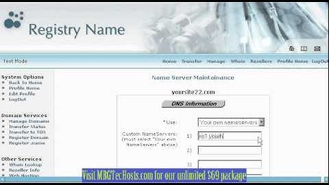 [MRGTecHelp.com DNS Tutorial Series] Making Domain Name Server (DNS) Changes at DRAMS