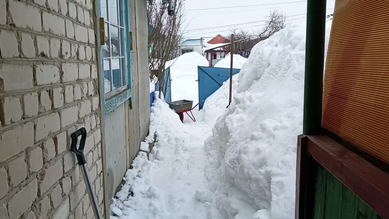 Снежная ловушка, снег и беды от него. 