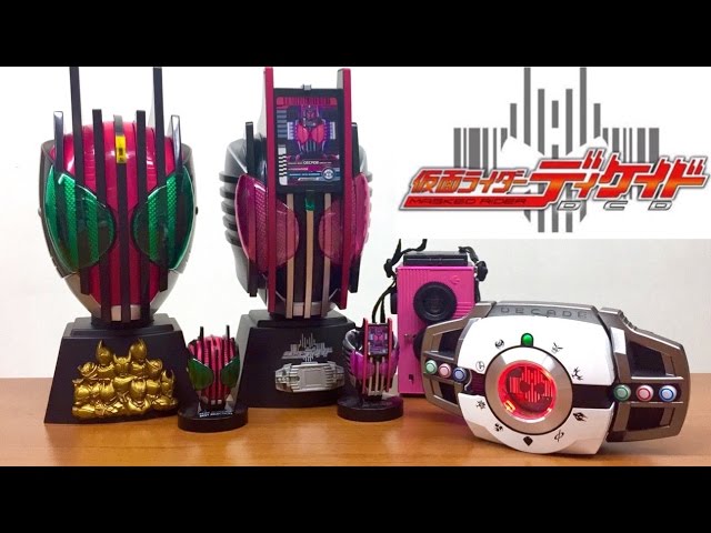 kamen rider decade big mask collection camera review 仮面