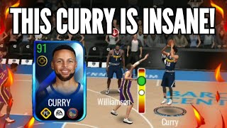 INSANE 91 OVR ULTIMATE STARTER STEPHEN CURRY GAMEPLAY!!! NBA LIVE MOBILE SEASON 6!!!