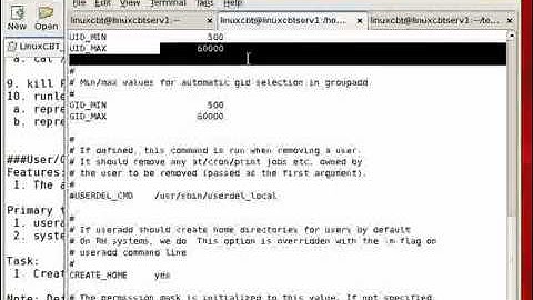 Redhat Enterprise linux 5 User   Groups Part1   YouTube
