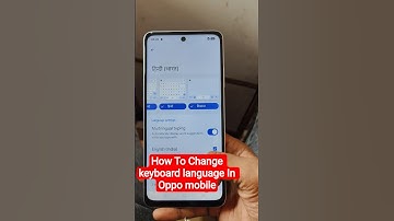 How to Change keyboard language In Oppo Mobile, All Oppo Smartphone Keyboard language #shorts