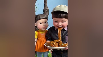 Squid Game AI Edible Slime ASMR #squidgame #squidgame2 #squidgame3 #ai #asmr