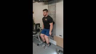 Foam Roller Hack Squat