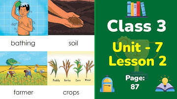 Class 3 English | Unit 7 | Lesson 2 | Uses of water | Part 2