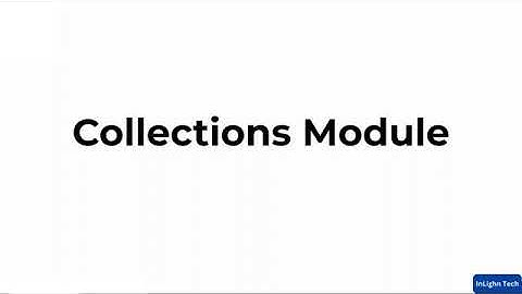 Topice 9 Python Collections Module Explained | Beginner to Pro