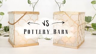 watch us diy POTTERY BARN decor!