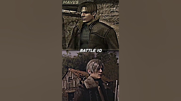 Leon S Kennedy (Original) Vs Leon S Kennedy (Remake) | Battle #shorts
