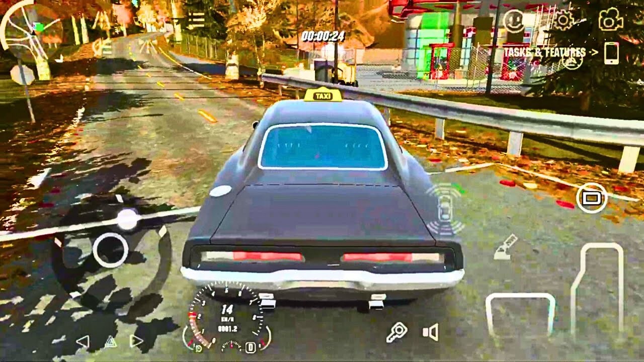 🚖 Classic Dodge Charger Taxi Rides | Car Parking Multiplayer Muscle Car Gameplay