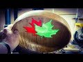 Woodturning a Maple Leaf Bowl - Resin Inlay