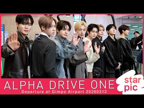 알디원 '일본 쇼케이스도 파이팅!' [STARPIC] ALPHA DRIVE ONE Departure at Gimpo Airport 20260312