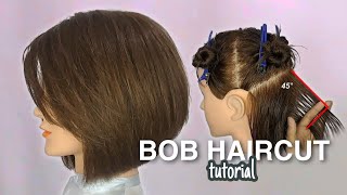 how to:BOB HAIRCUT,so easy|potong rambut bob