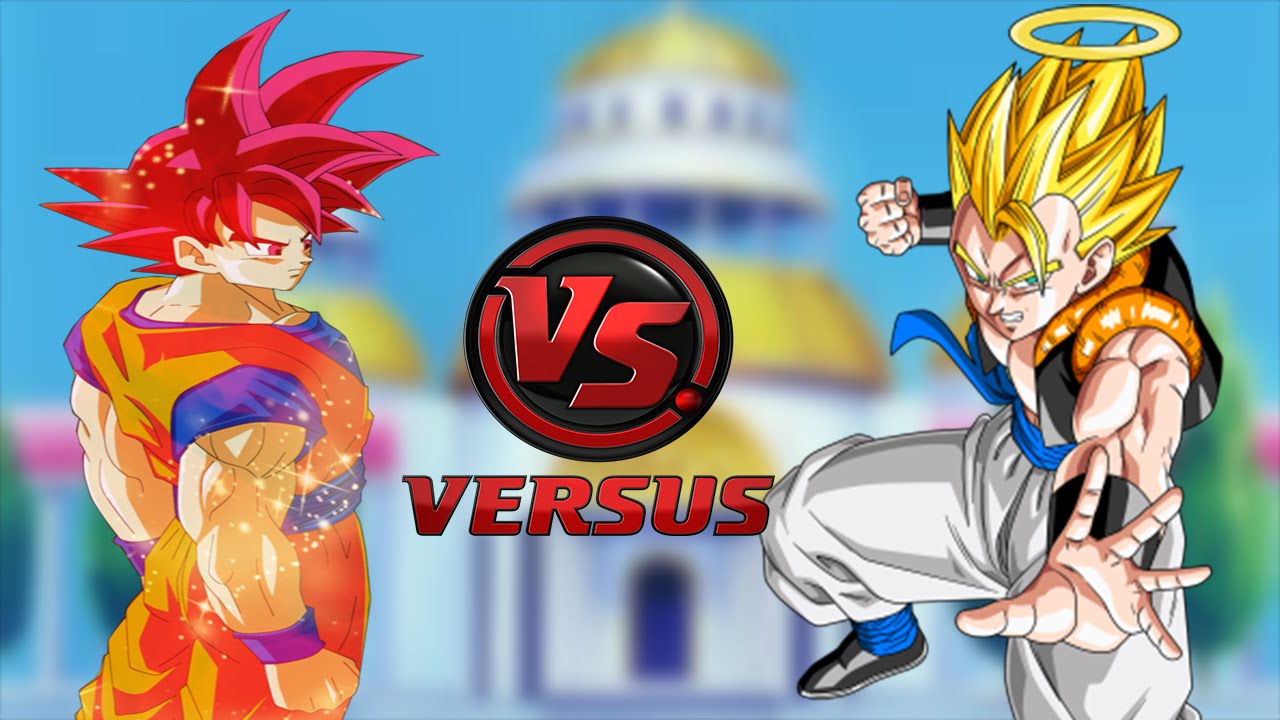 Goku Ssj Dios Vs Gogeta Ssj4
