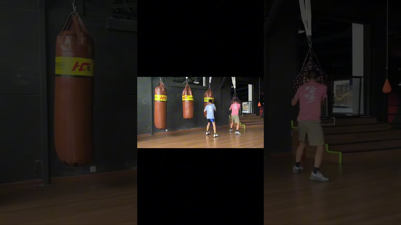 Young fighter bag work#gym #sports #training #motivation #fighter #strength #status #boxing #mma