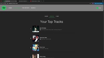 Spotify Statistics Web App with React, TypeScript & Flask | Full-Stack Project Demo
