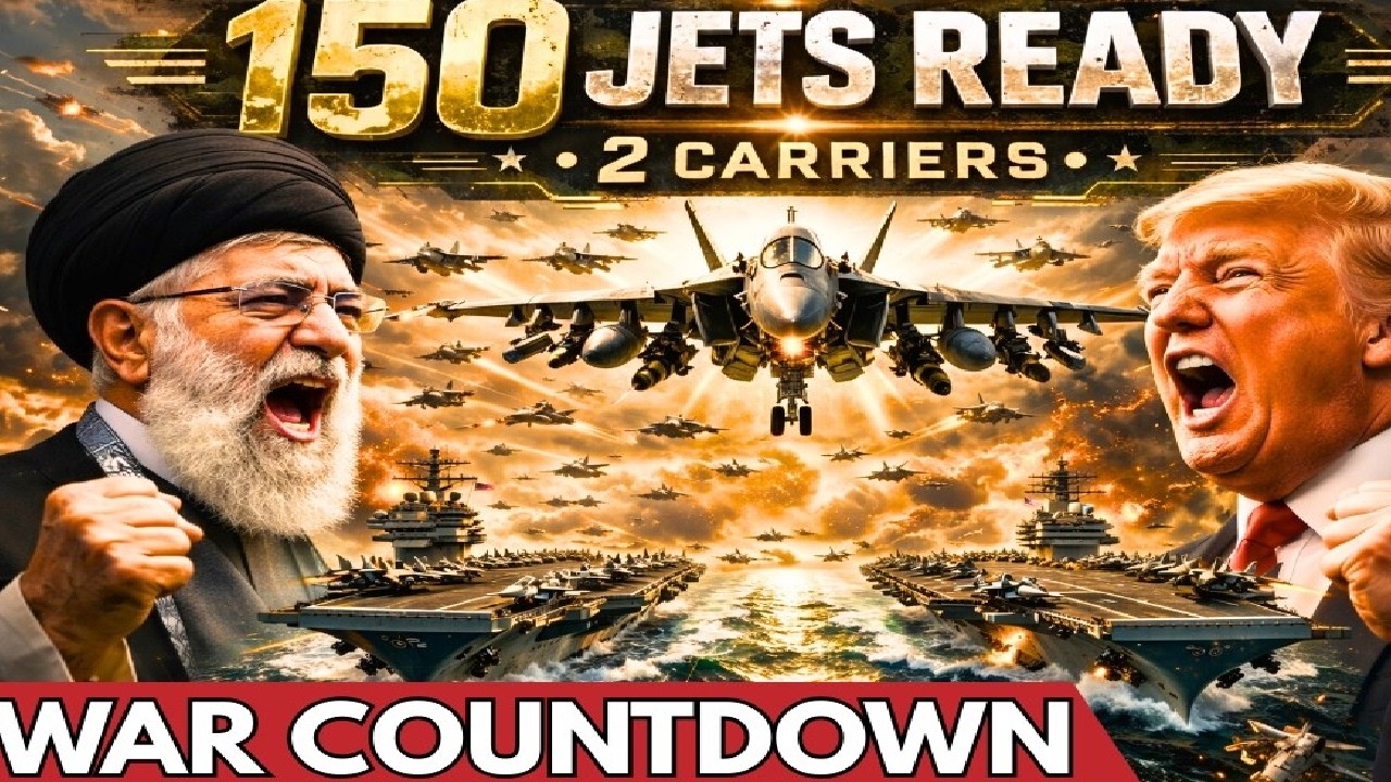 U.S. Deploys 2 Aircraft Carriers — 150 Warplanes Ready — Iran on the Clock