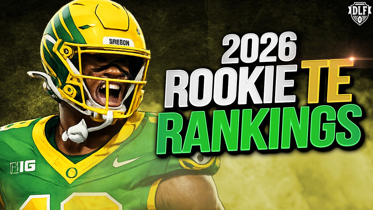 2026 Rookie Tight End Rankings (Post-Combine Marker Update!)