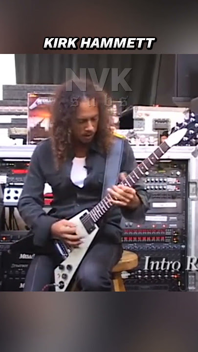 Kirk Hammett enseña a tocar Master of Puppets