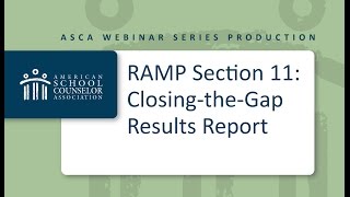 RAMP Component Webinar- Section 11- Closing the Gap Results Reports Wealth