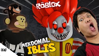 AKU TIDAK MAU MAKAN AYAM CIKEN DI TEMPAT INI!! Roblox Escape Ronald's Dinner [SUB INDO] ~Emot Baru!!