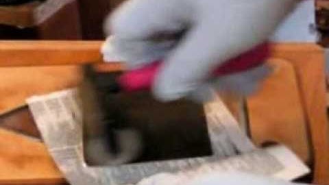 Etching Press Test No. 40