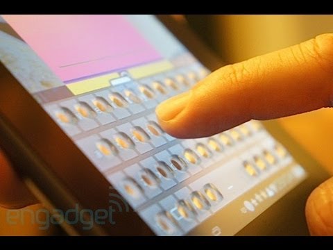 Tactus Morphing Touchscreen Keyboard hands-on | Engadget At CES 2013