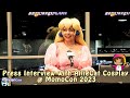 Press interview with alliecat cosplay at momocon 2023