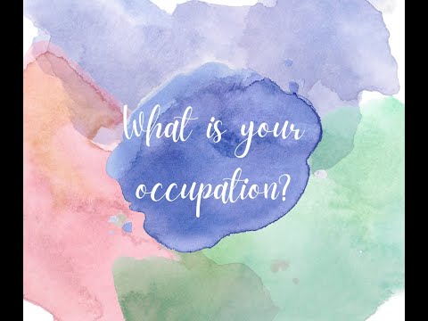 What is your occupation? - Preparing YOUth for Tomorrow