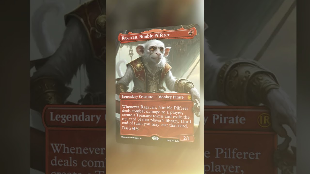 MTG AI Alter | Ragavan, Nimble Pilferer | The Goodest Lil' Monkey